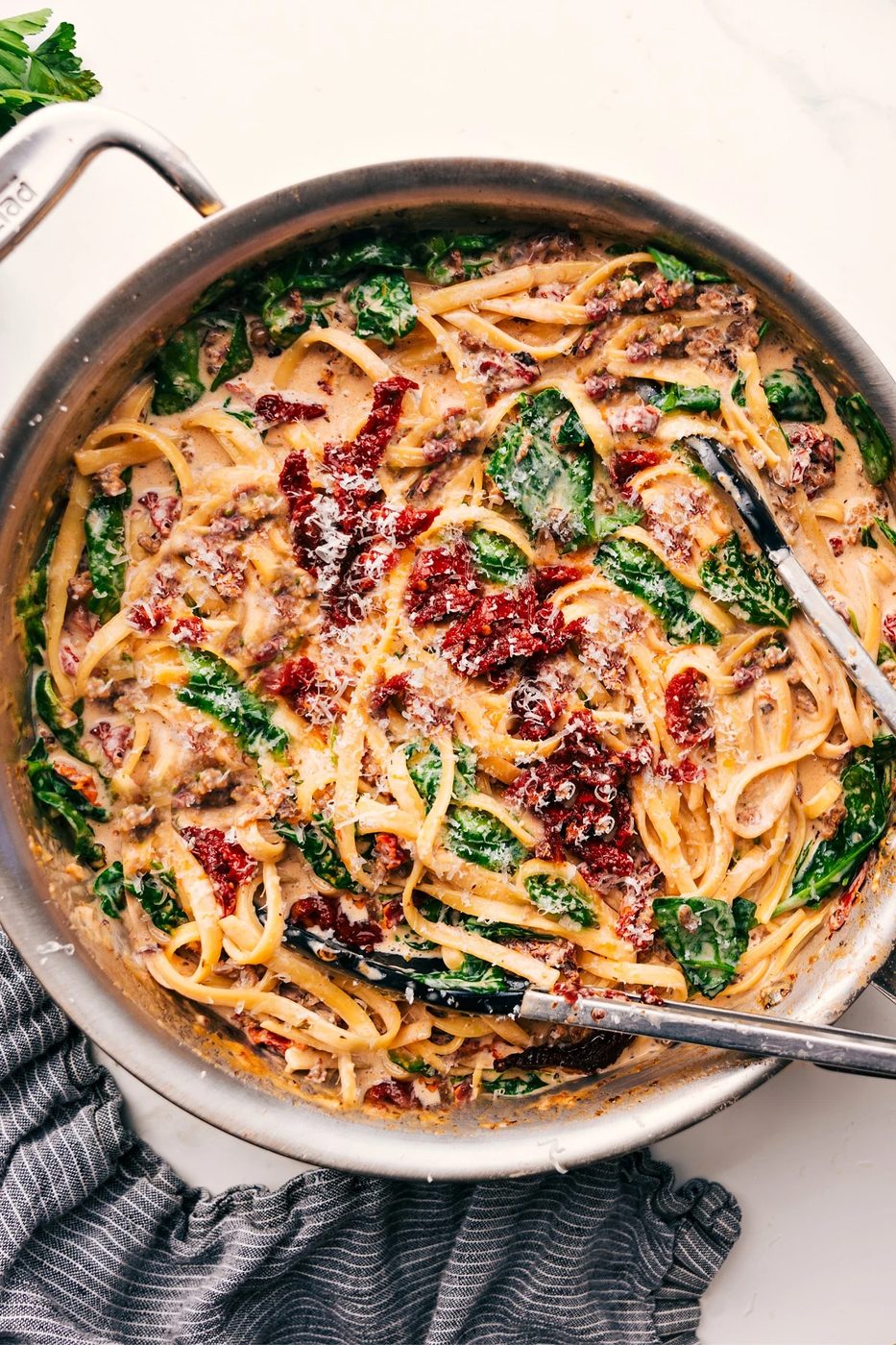 Creamy Sausage Pasta from the Pot