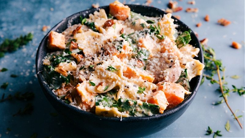 Image of Sweet Potato Pasta in a bowl