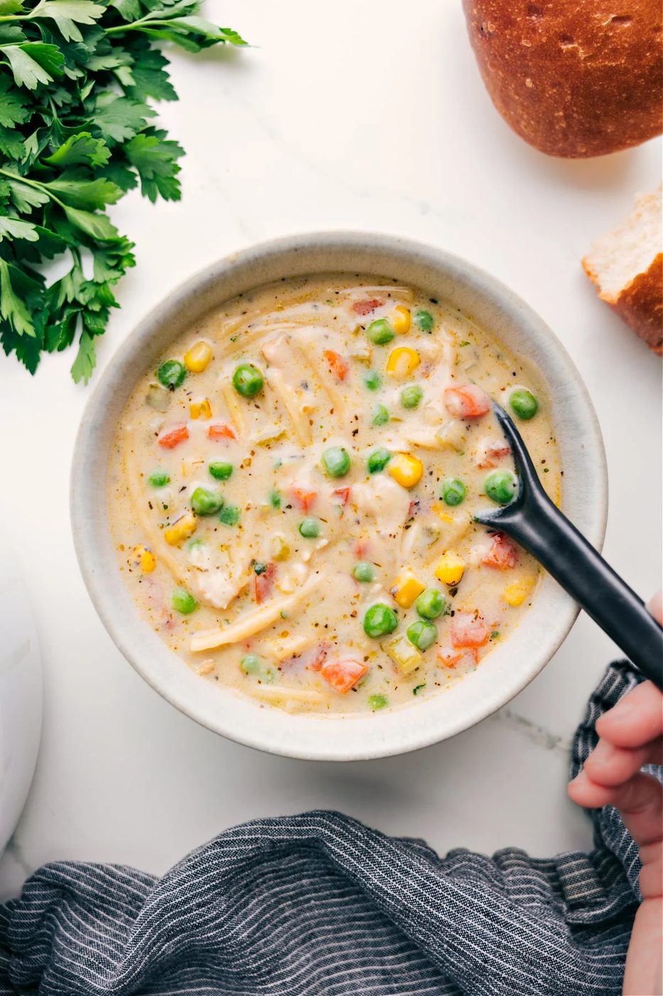 Creamy Chicken Noodle Soup