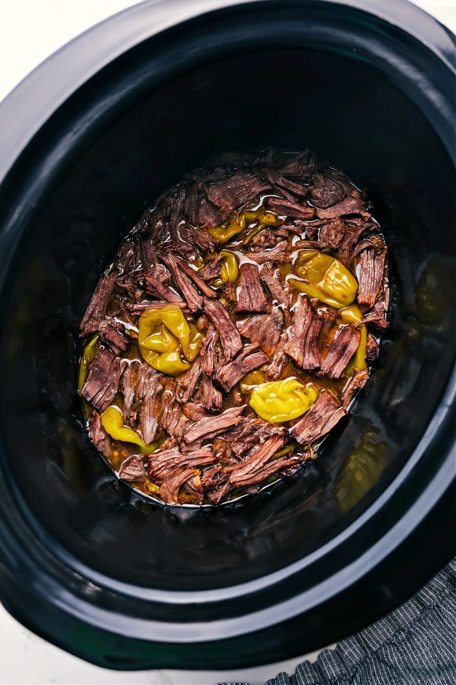Slow Cooker Mississippi Pot Roast