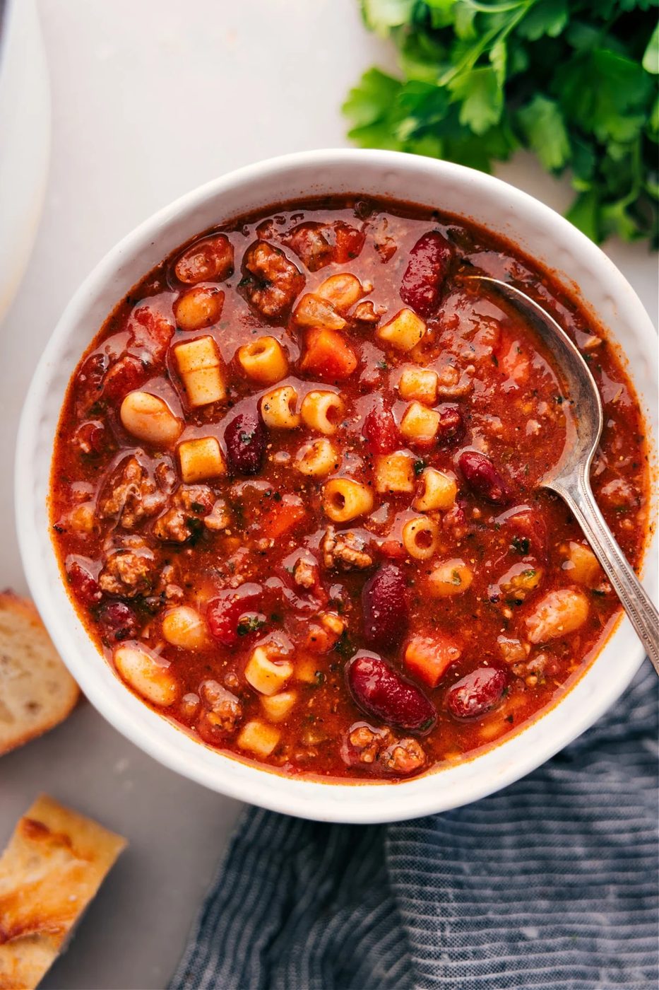 Olive Garden Pasta e Fagioli Soup for Supper