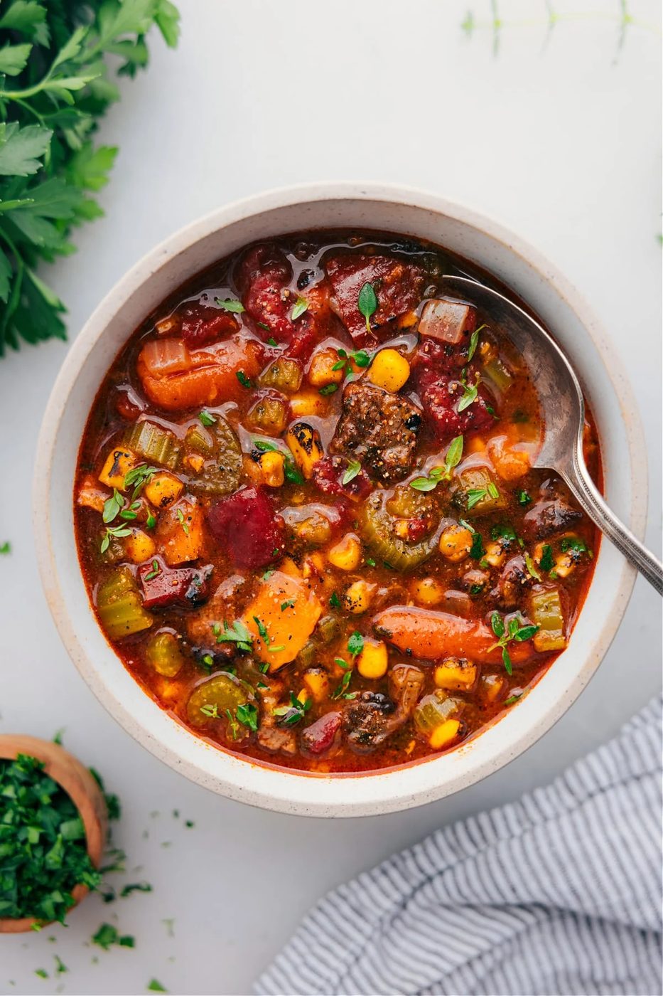 Sweet Potato Stew from the Pot