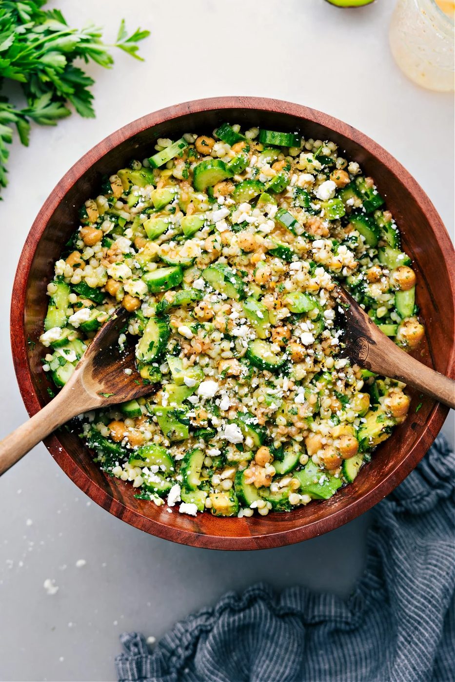 Cucumber Feta Salad for the Table