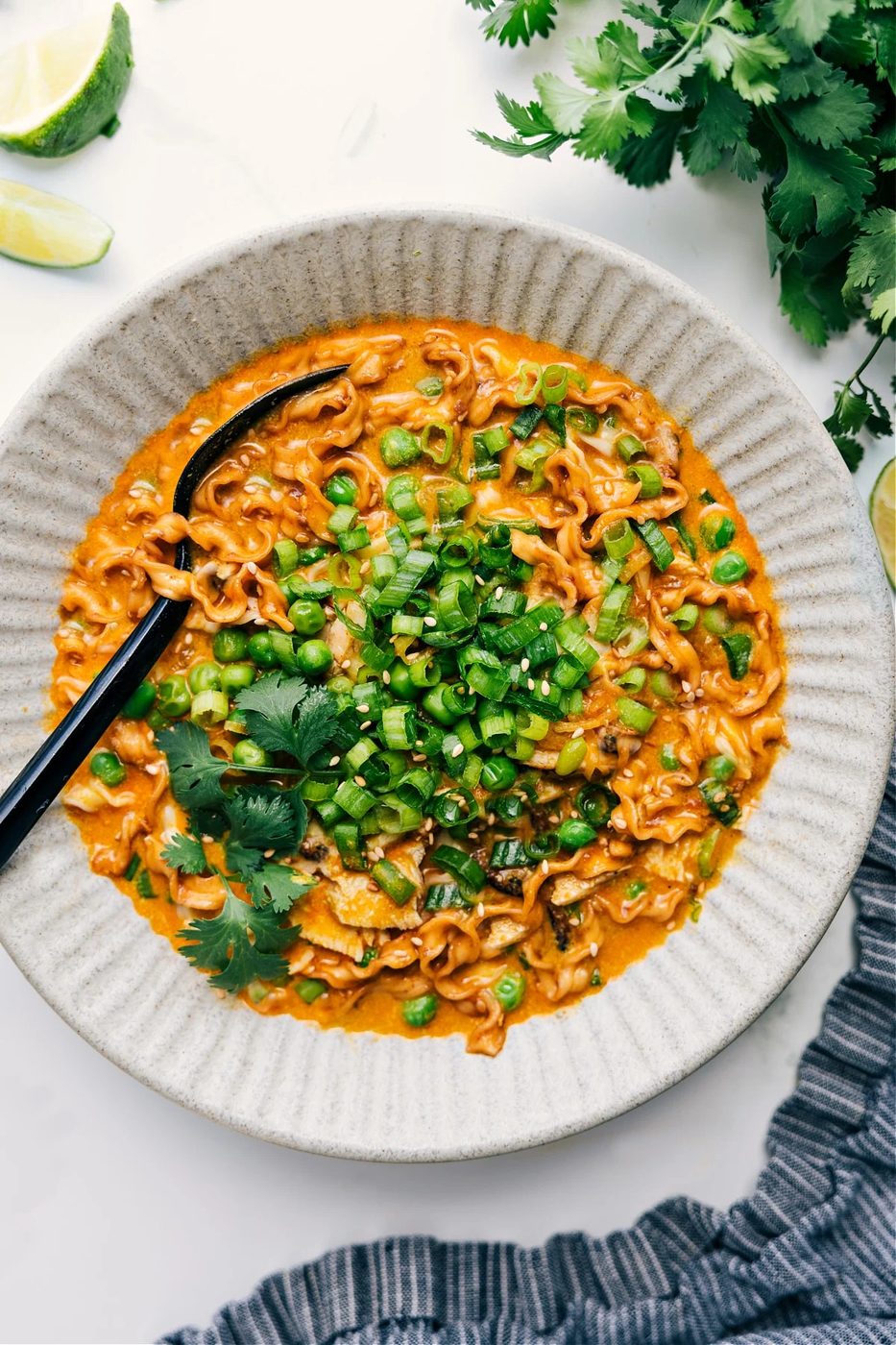 Curry Noodle Soup for Supper