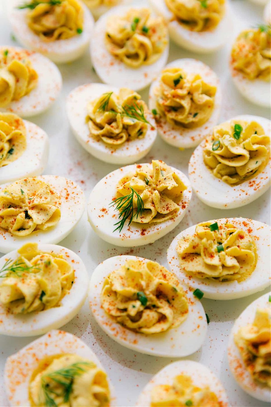 The side ready to be enjoyed with fresh herbs on top.
