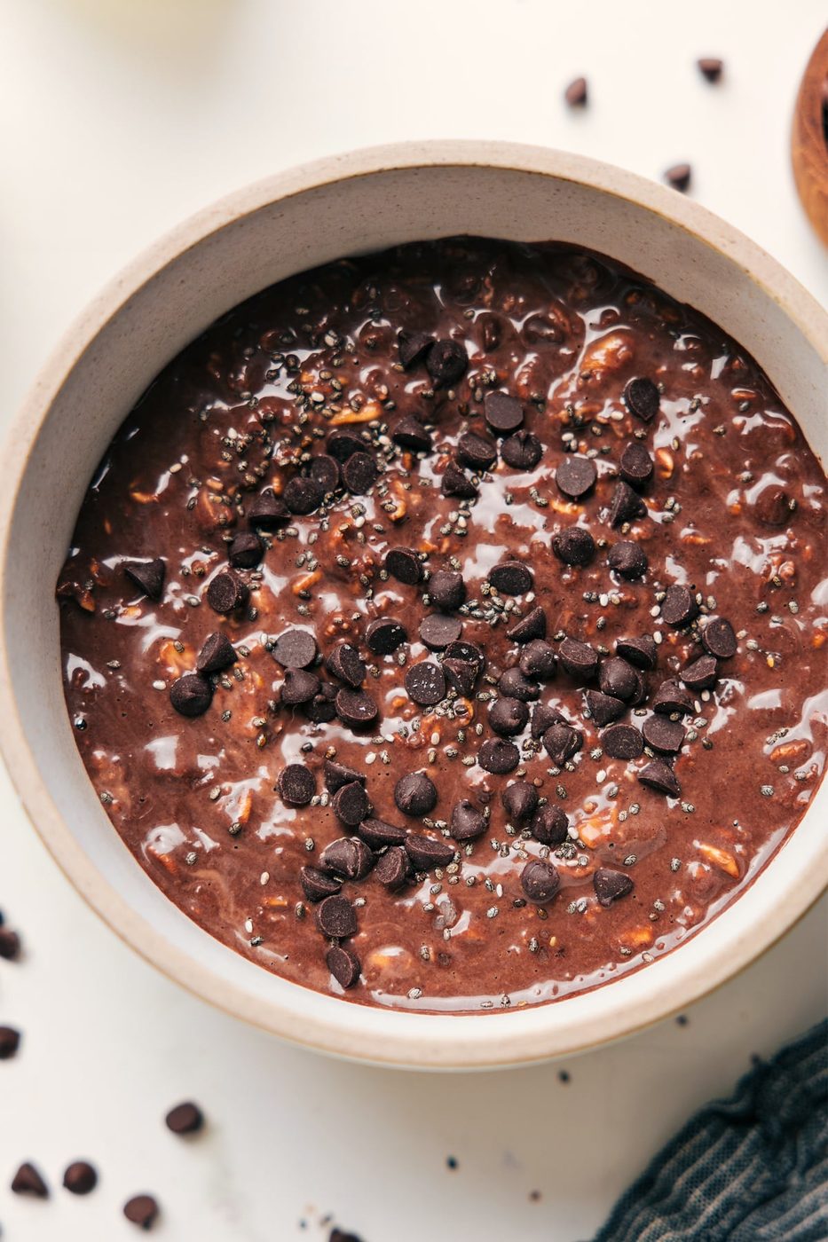 Brownie Batter Overnight Oats at Home