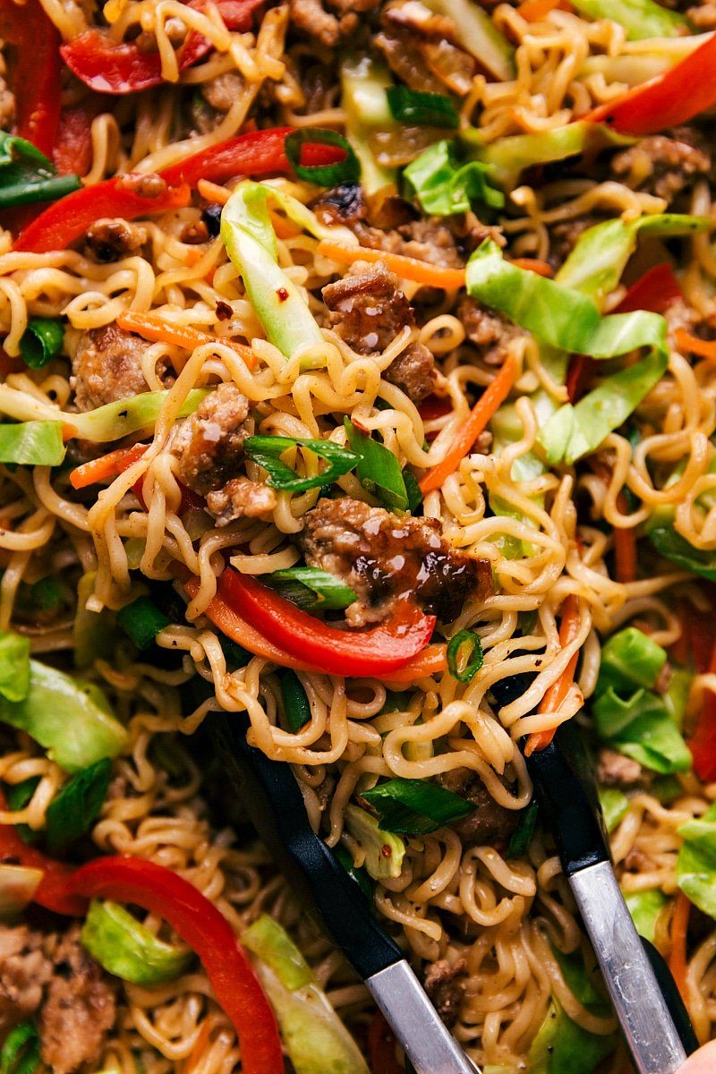 Egg Roll Noodles for the Table