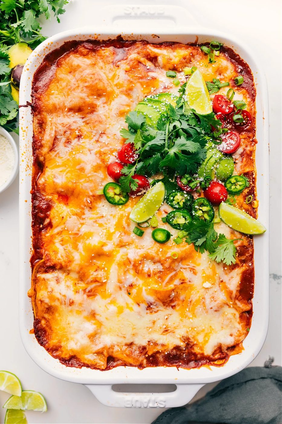 Chicken Enchilada Casserole for Supper
