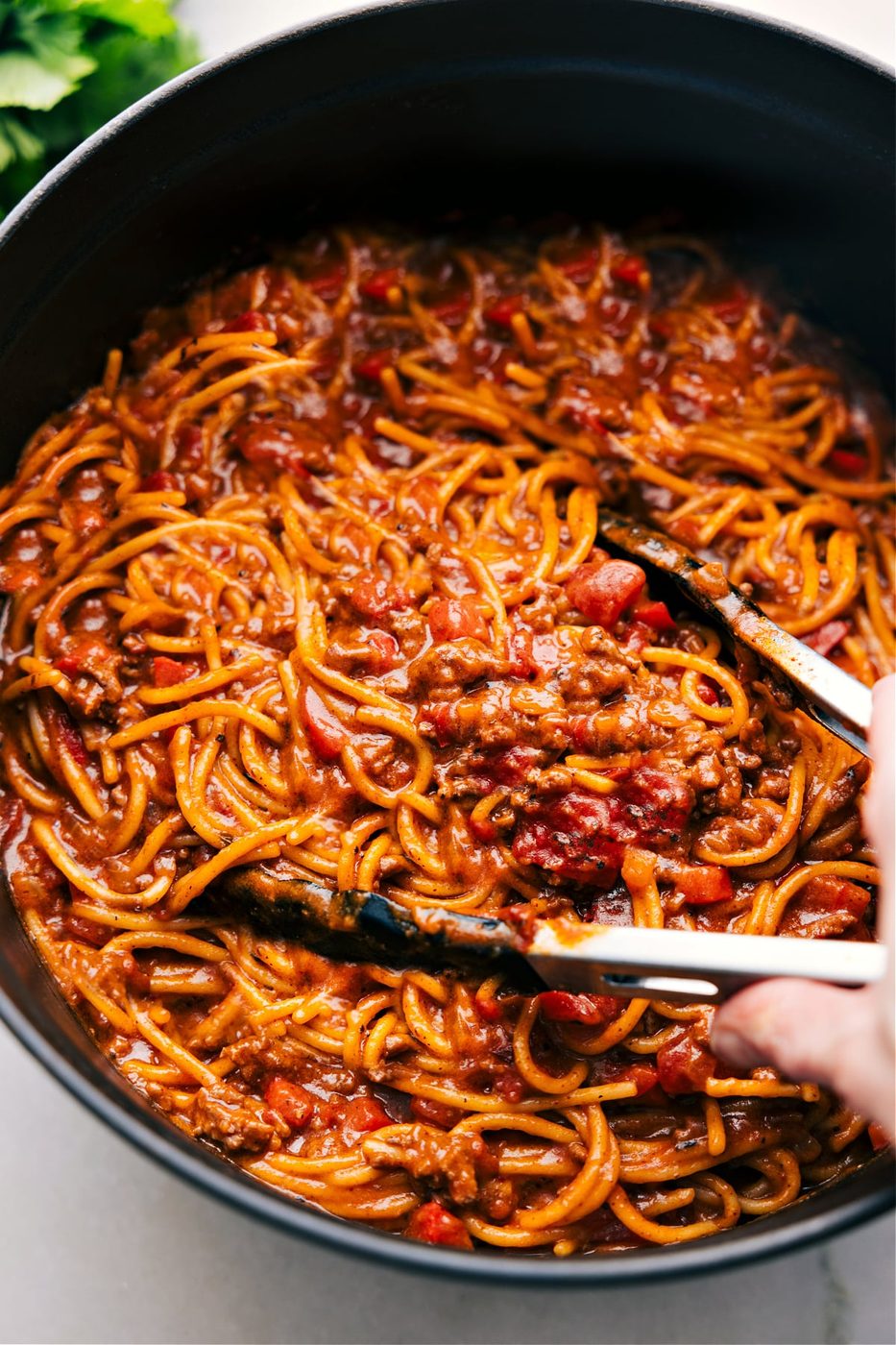 Taco Spaghetti (ONE POT!) for Supper