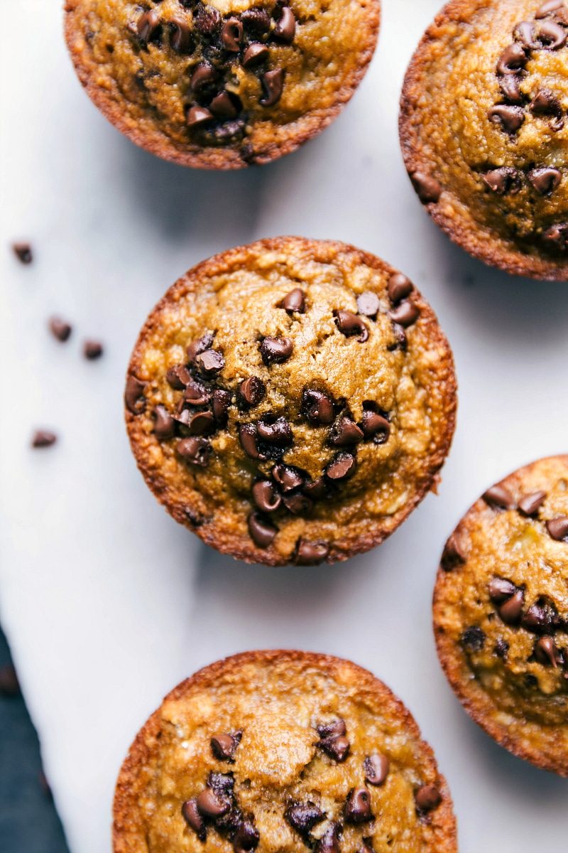 Flourless Banana Muffins at Home