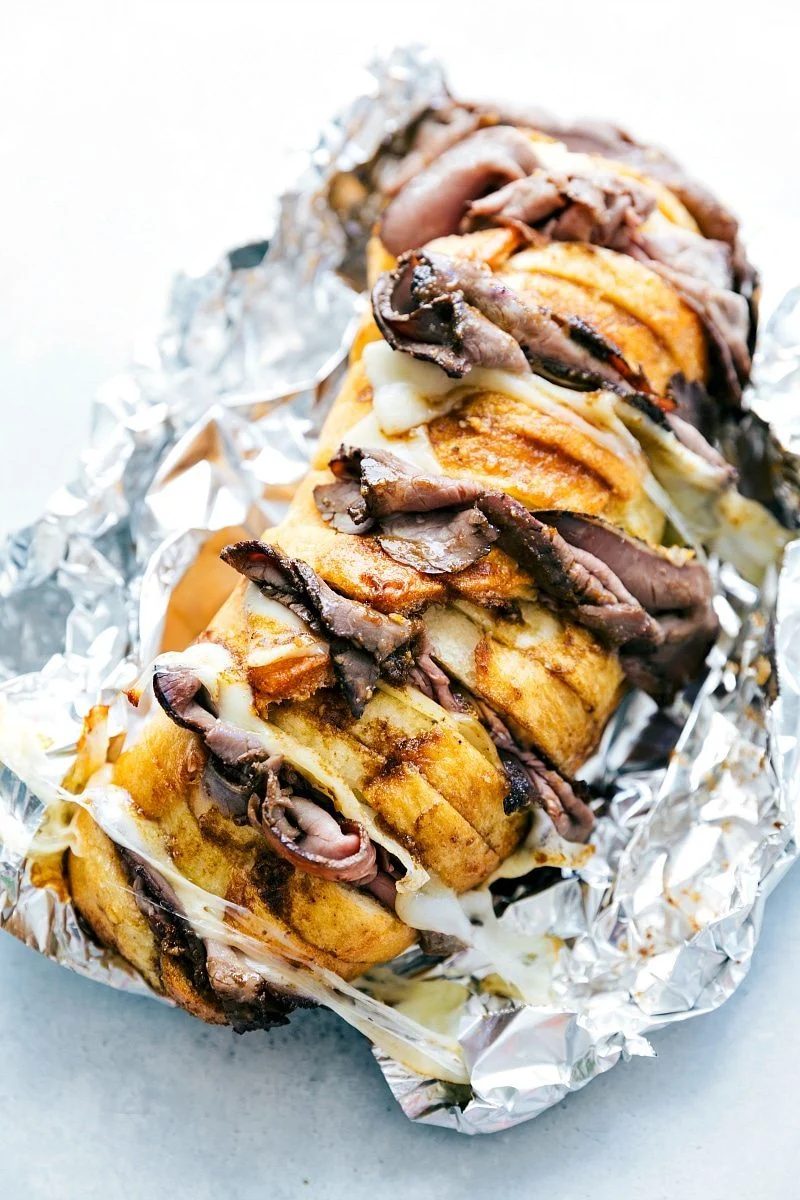 Foil Pack French Dip Sandwiches at Home