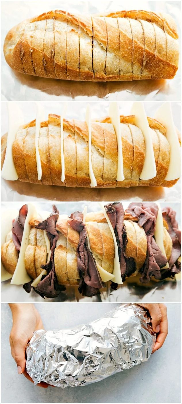 FOIL PACK French Dip Sandwiches! You will be blown away with how good and how straightforward these are! Everyone loves them!! flexfa.com