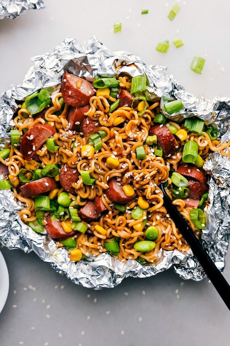 Foil Pack Ramen Noodles at Home