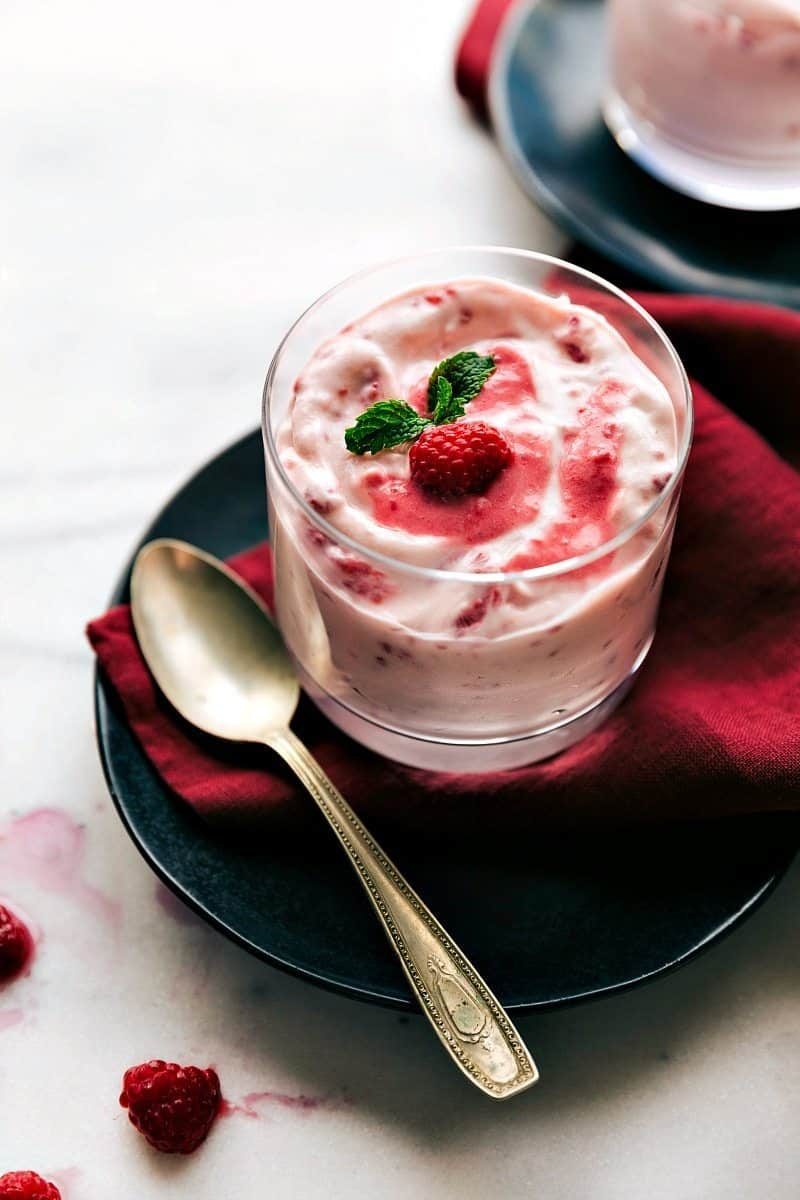 Raspberry Fluff for the Table
