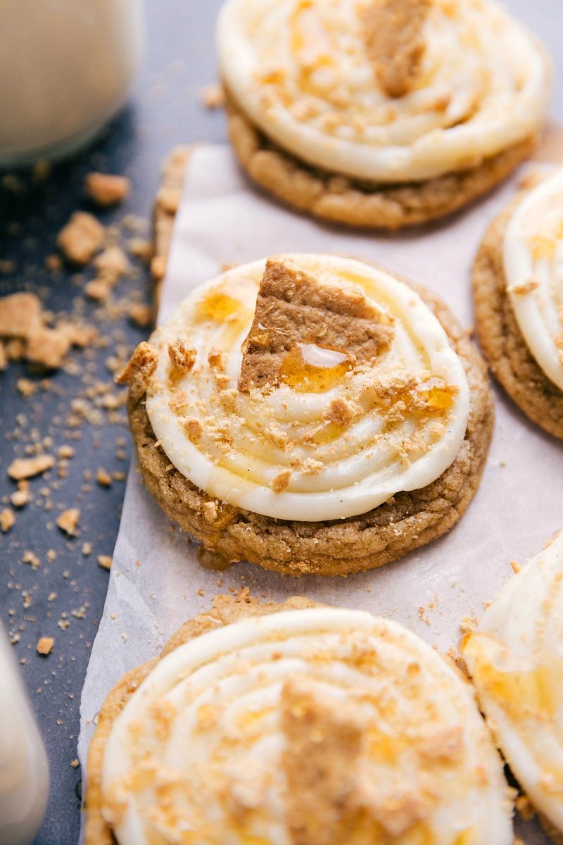 Frosted Honey Graham Cookies from the Pot