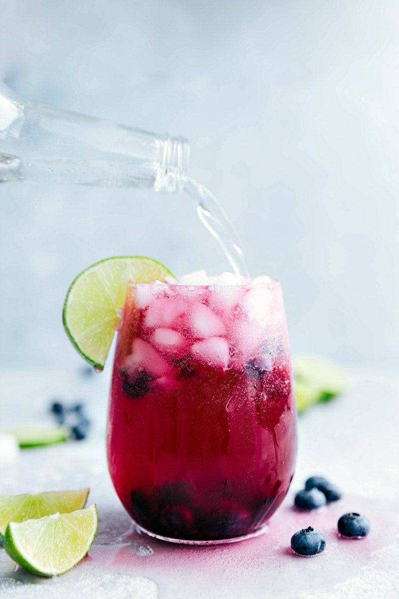 Frosted Lime-Berry Spritzer at Home