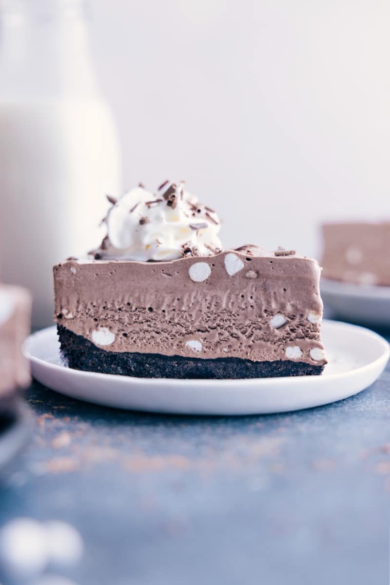Frozen Hot Chocolate Cheesecake for Supper