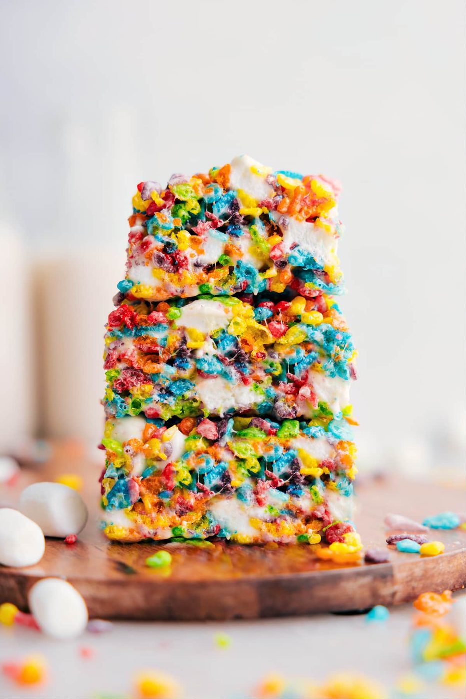 Fruity Pebbles Rice Krispies Treats from the Pot
