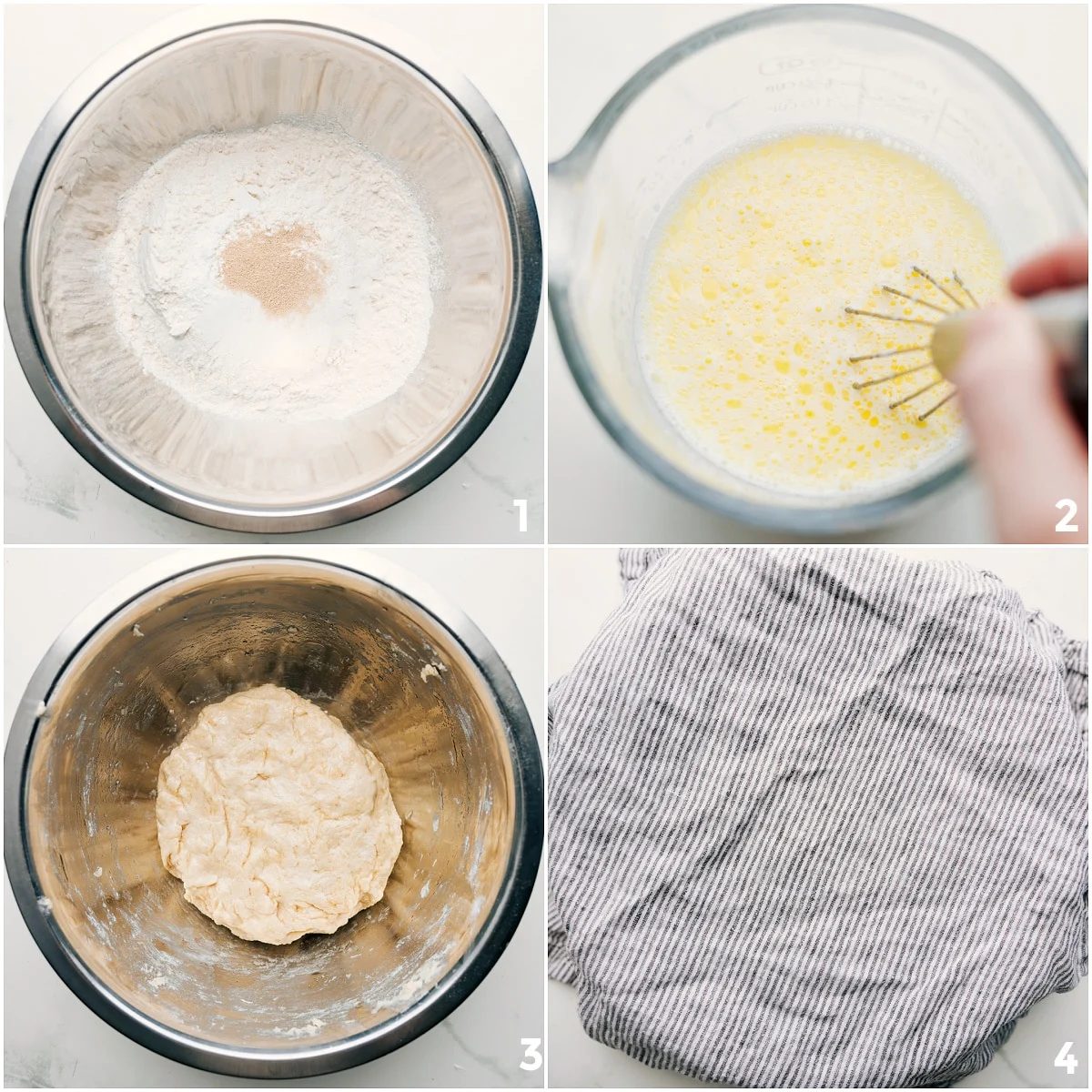 Fry bread dough being made and left to rise.