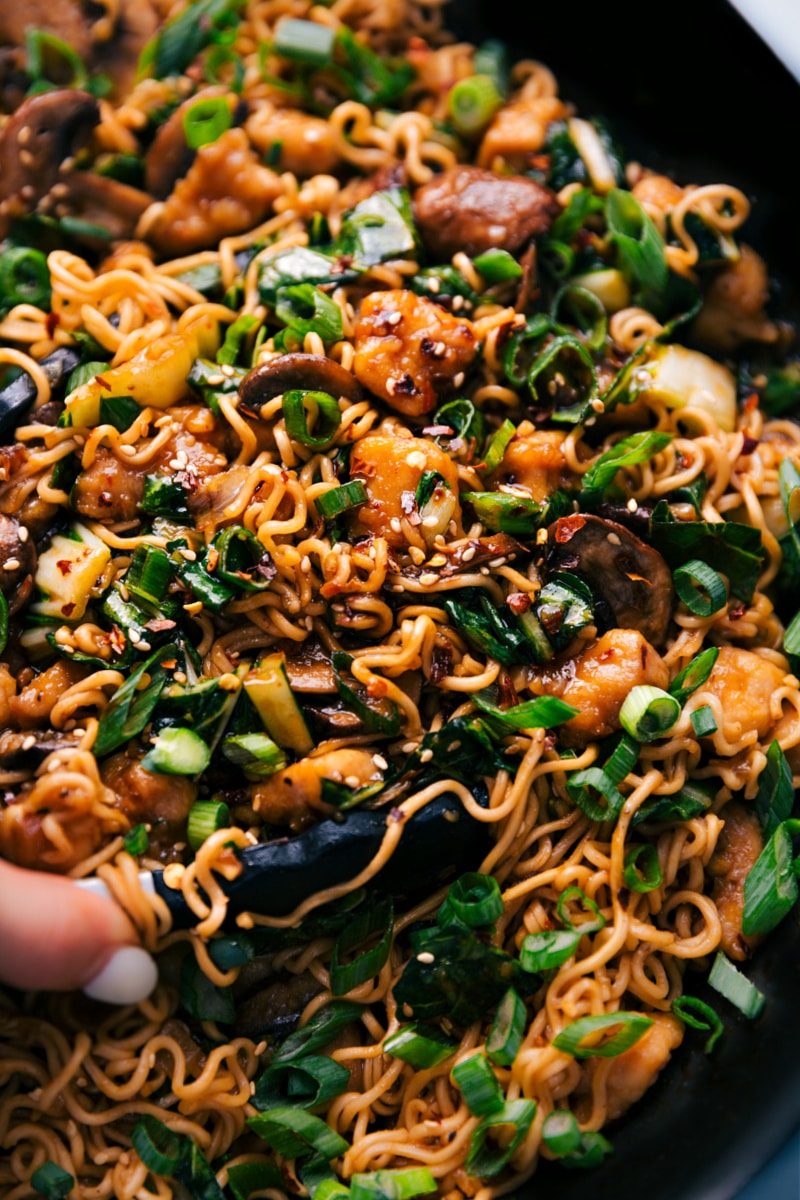 General Tso Ramen for Supper