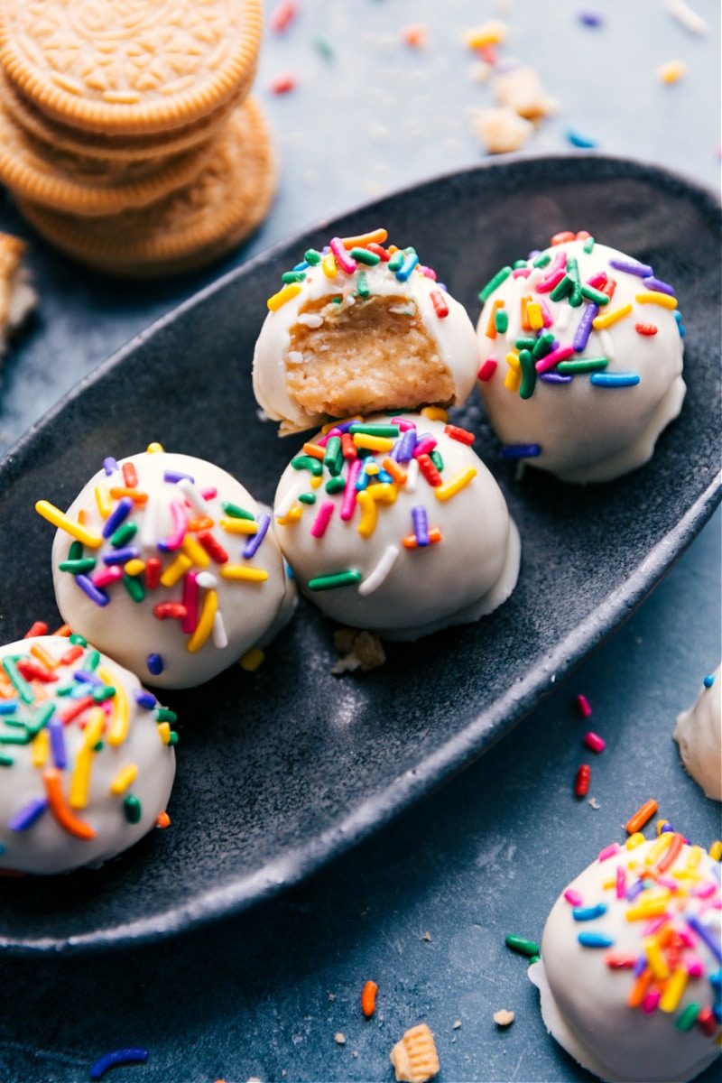 Golden Oreo Truffles at Home