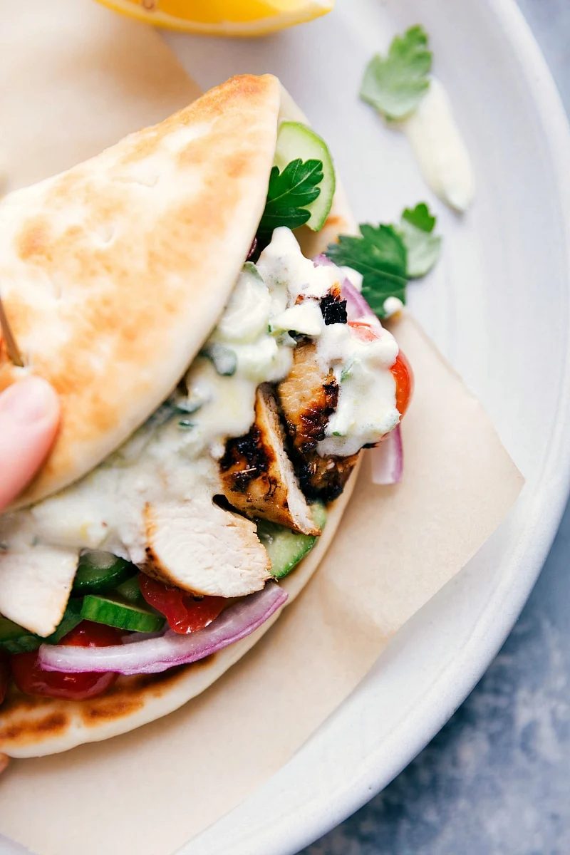 Greek Chicken Gyro