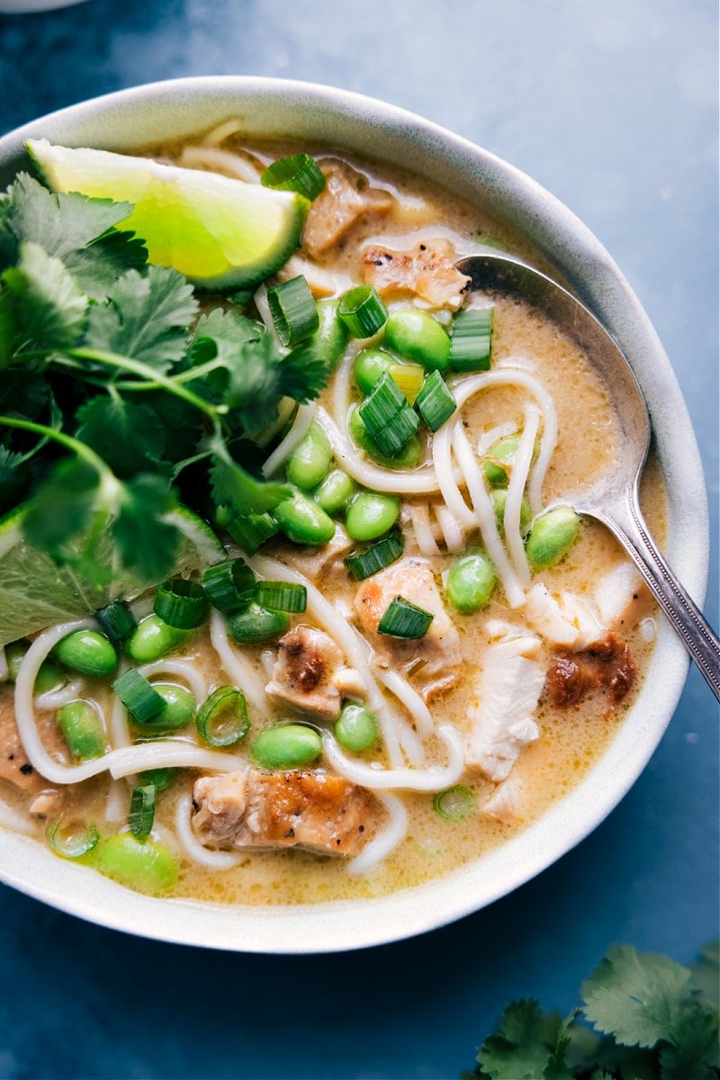 Green Curry Noodle Soup at Home