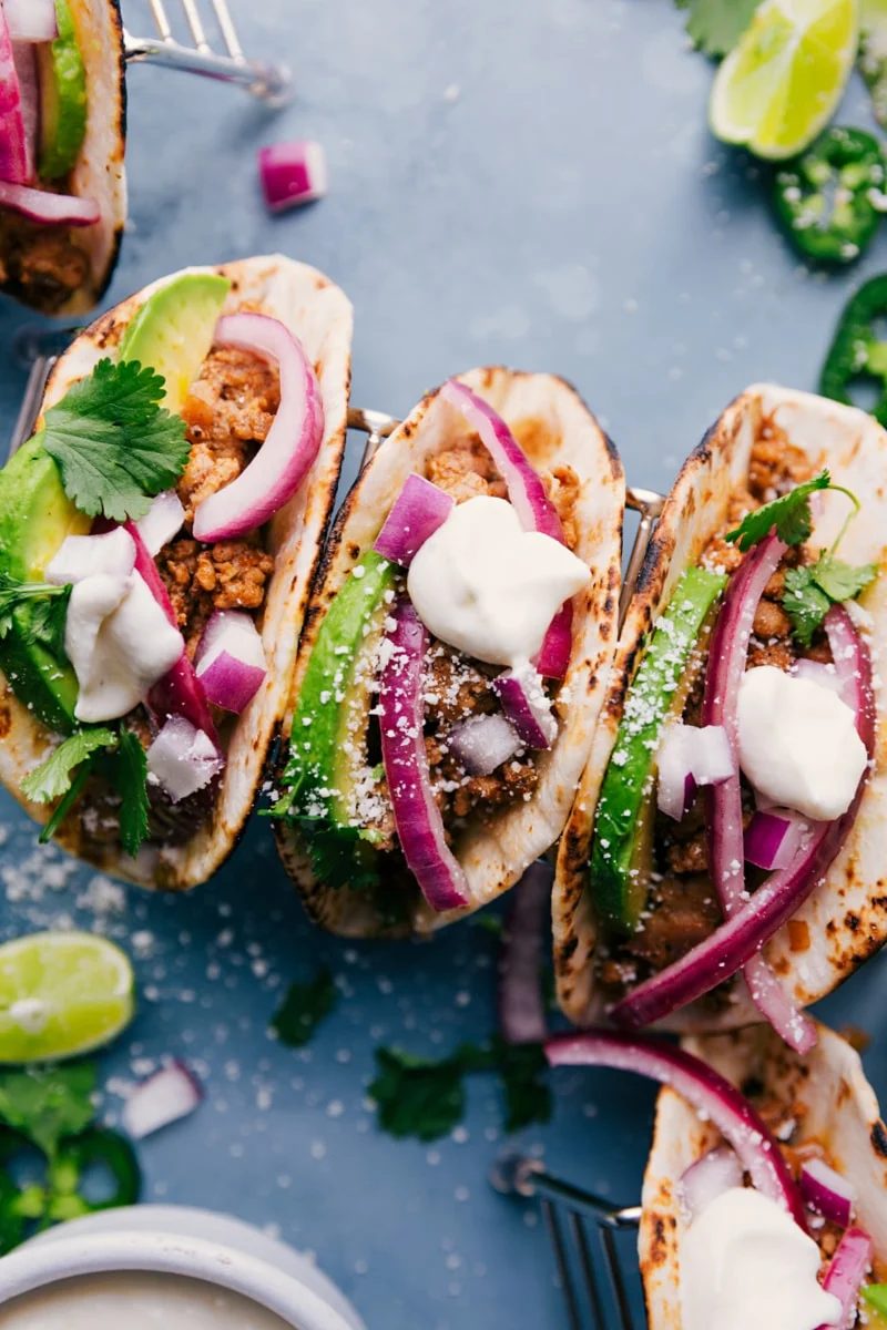 Ground Pork Tacos at Home