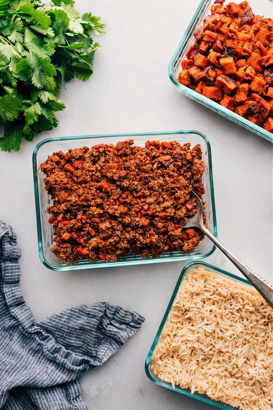 My FAVE Ground Turkey Meal Prep from the Pot