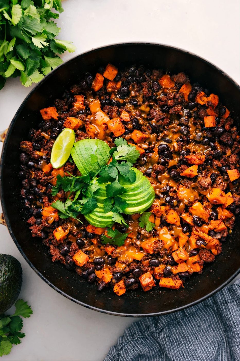 Ground Turkey Sweet Potato Skillet for the Table