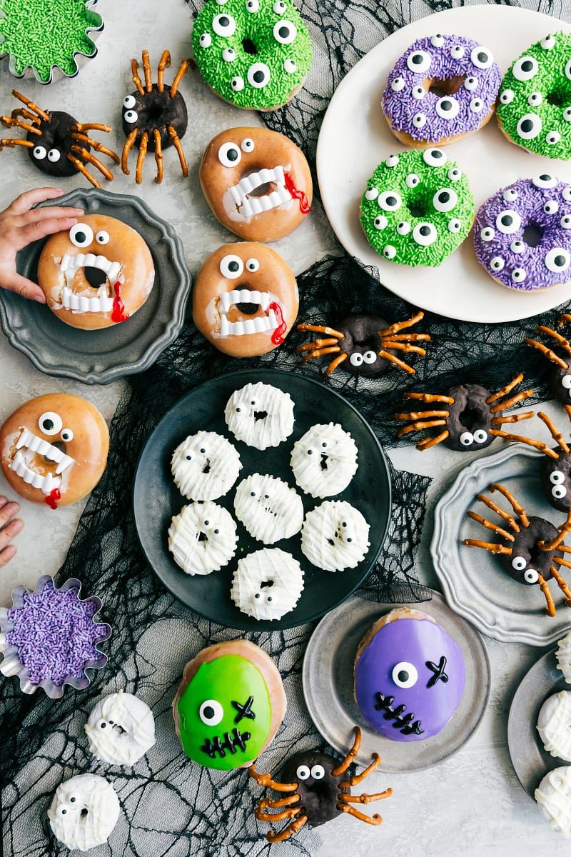 Halloween Donuts for Supper