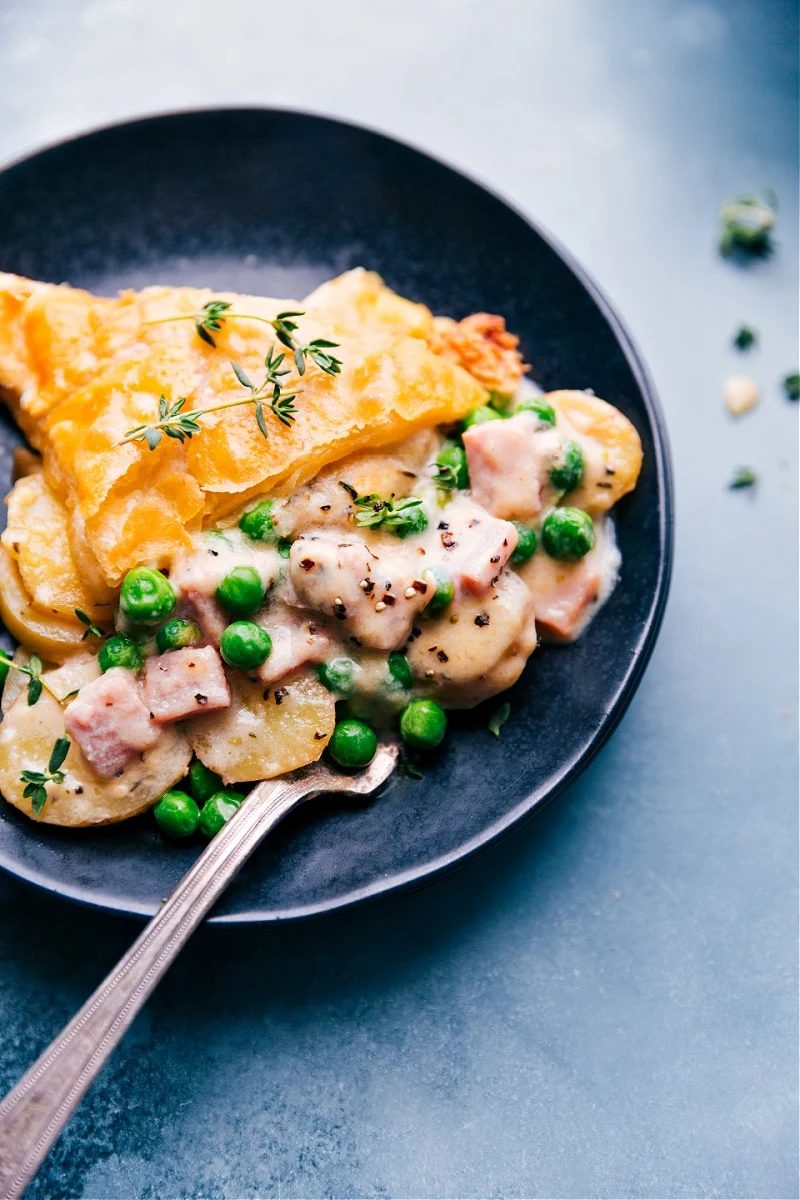 Ham plus Potato Pot Pie