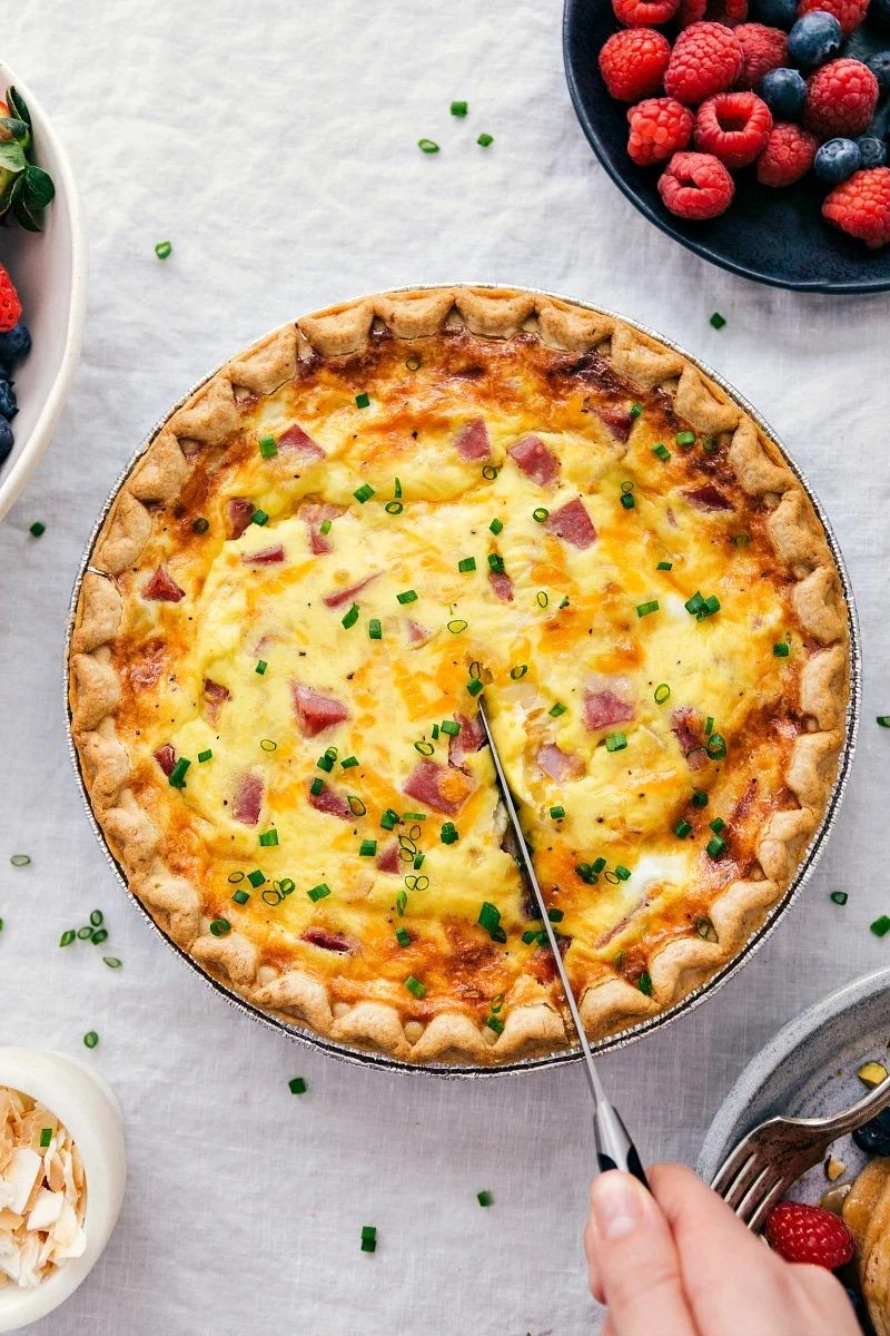 Ham plus Cheese Quiche