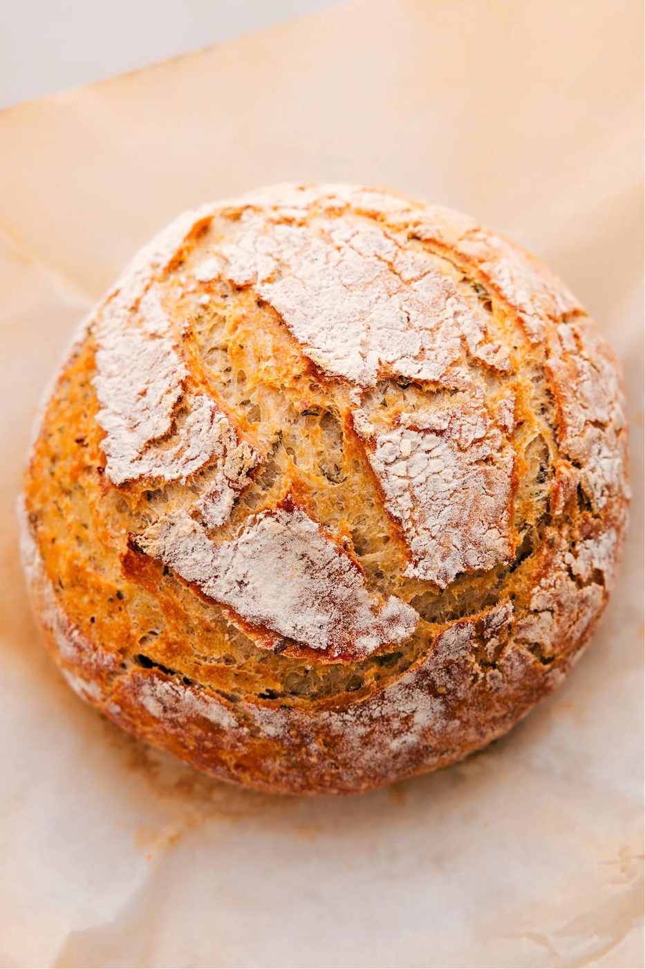 Herb Bread (No-Knead) for Supper