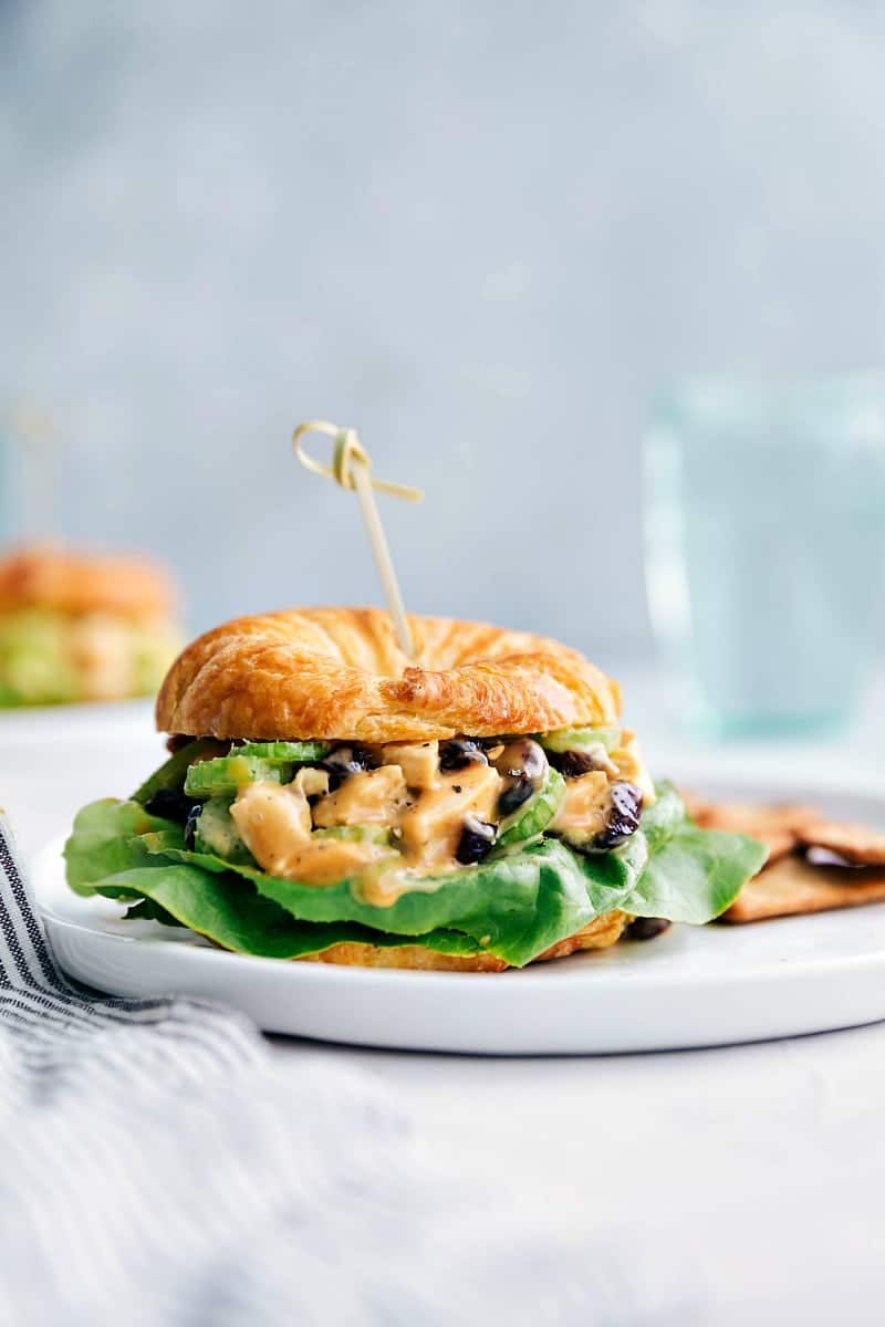 Honey Mustard Chicken Salad Sandwiches from the Pot