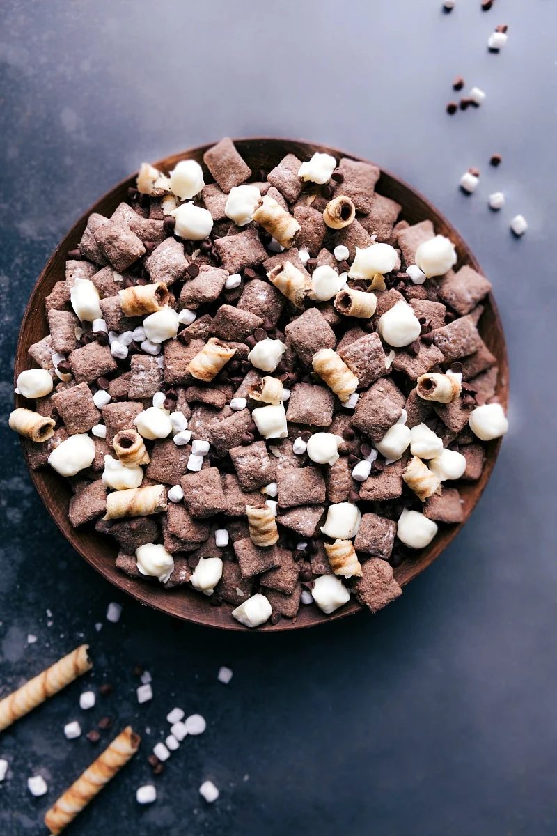 Hot Chocolate Snack Mix at Home