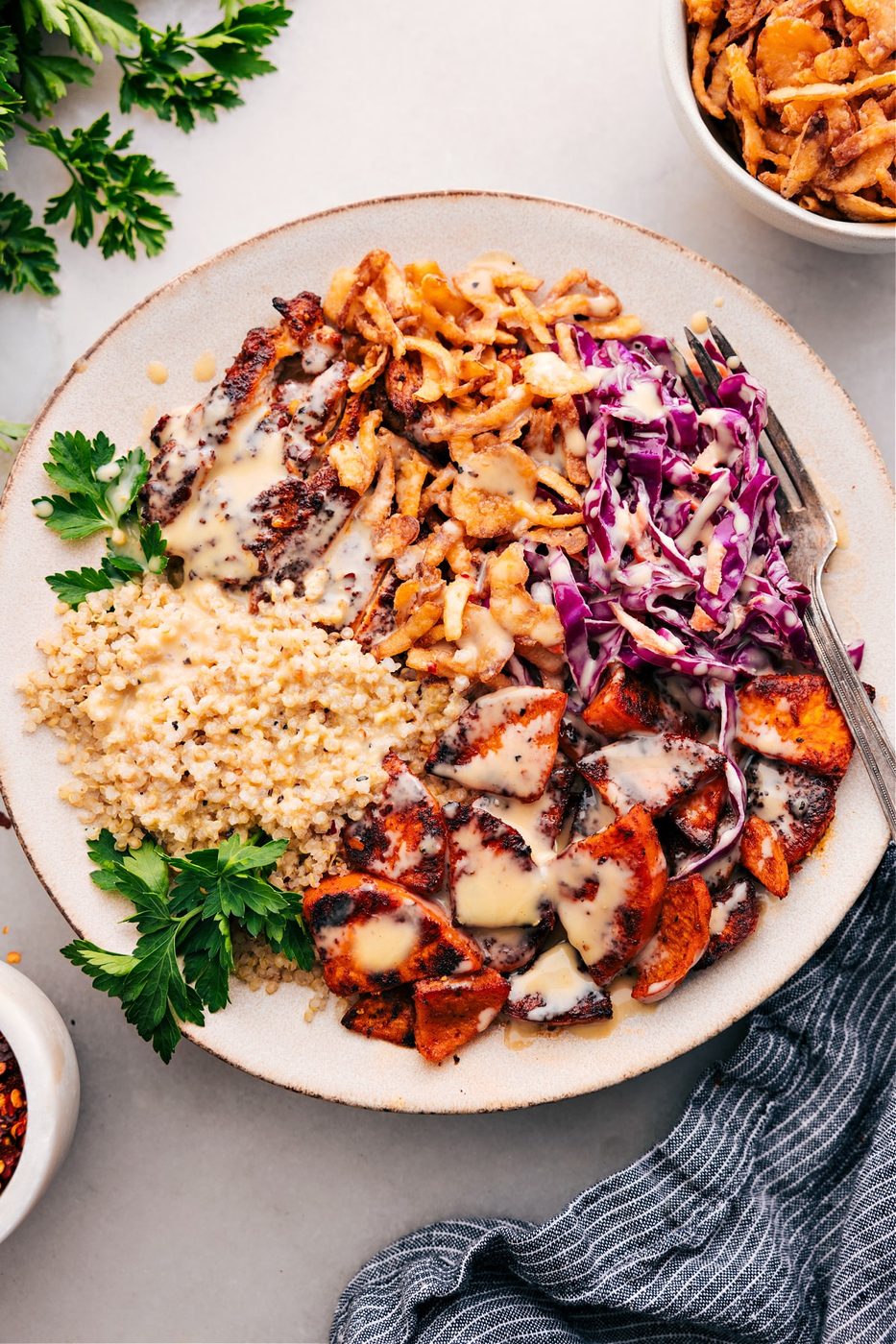 Hot Honey Chicken Bowl at Home