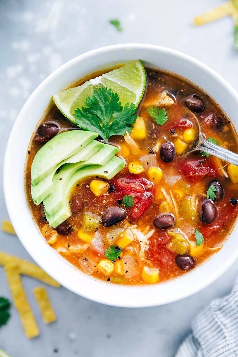 Instant Pot Chicken Tortilla Soup at Home