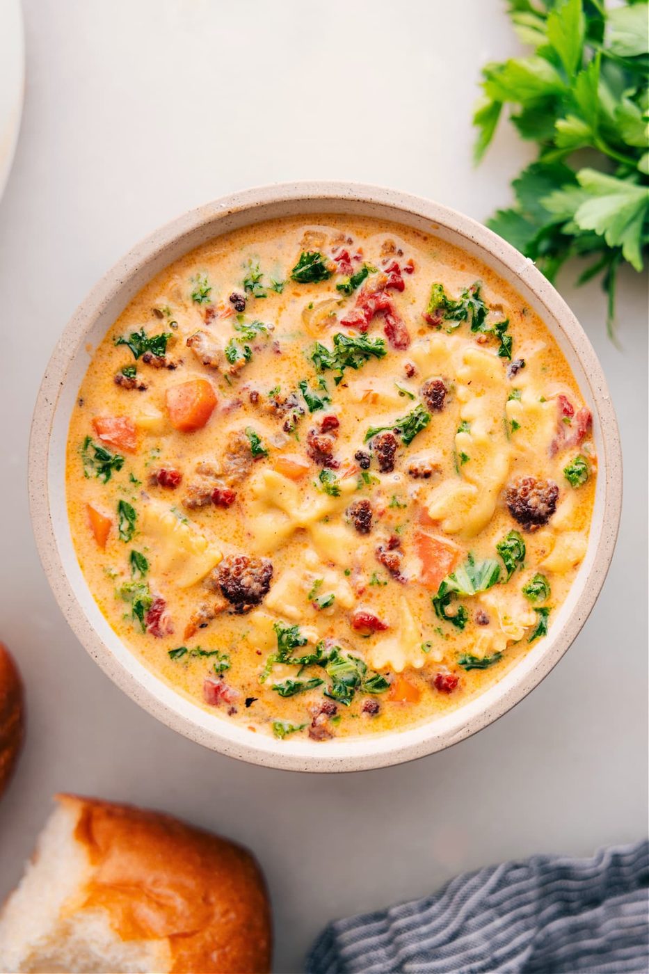 Italian Sausage Pasta Soup at Home