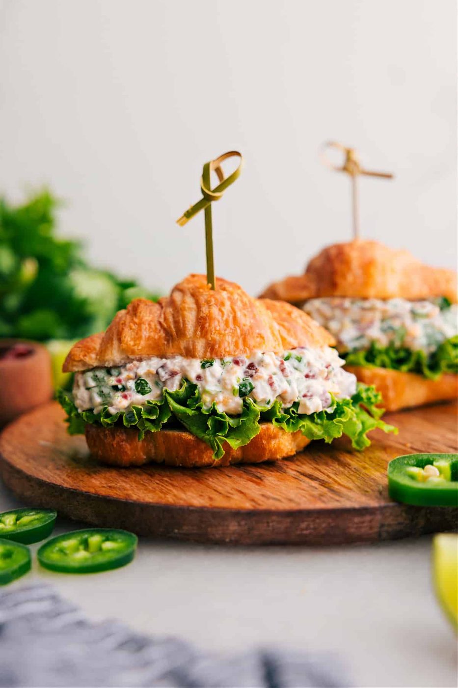 Jalapeño Popper Chicken Salad from the Pot