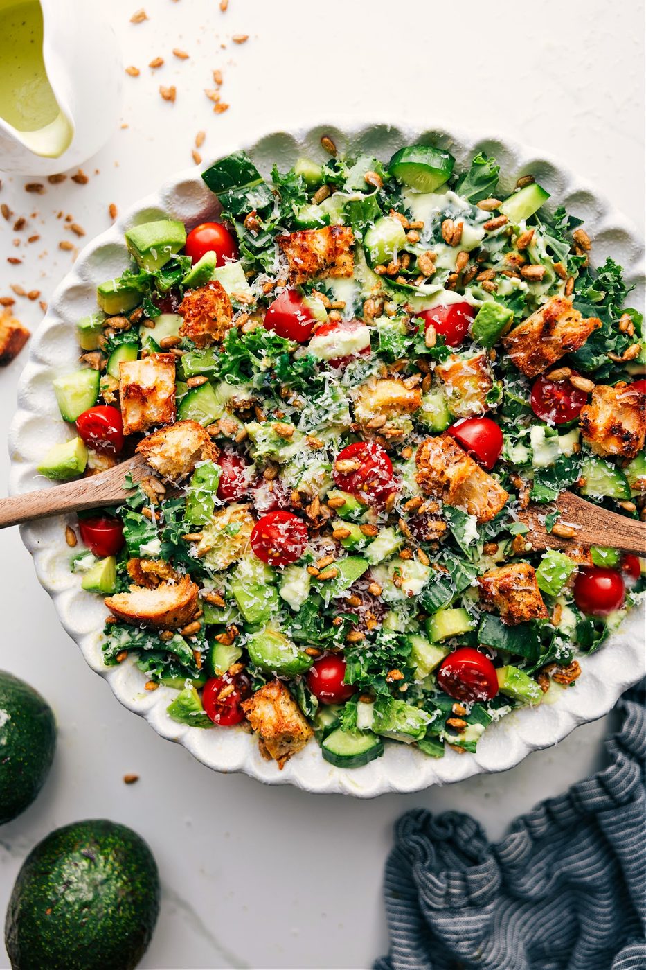 Kale And Avocado Salad for the Table