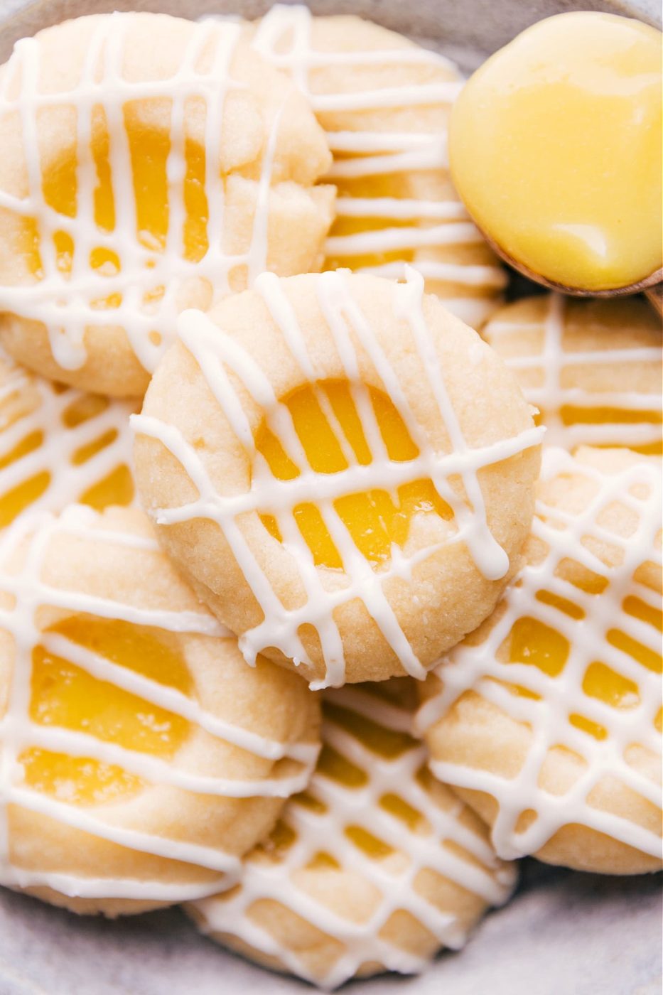 Lemon Curd Cookies at Home