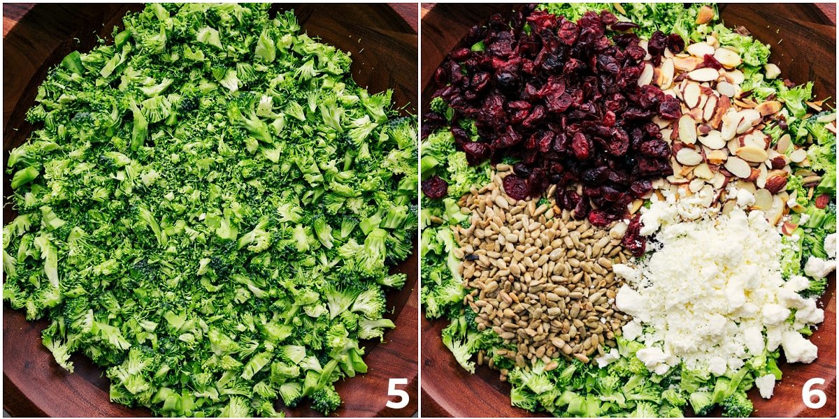 All the ingredients being combined in a bowl.