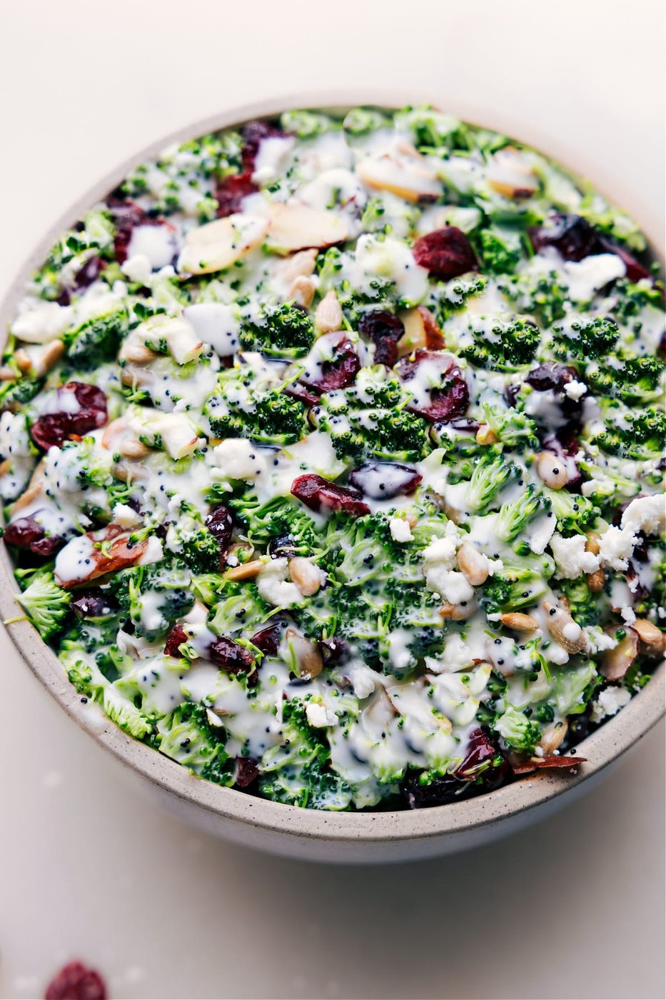 Lemon Poppy Seed Broccoli Salad at Home