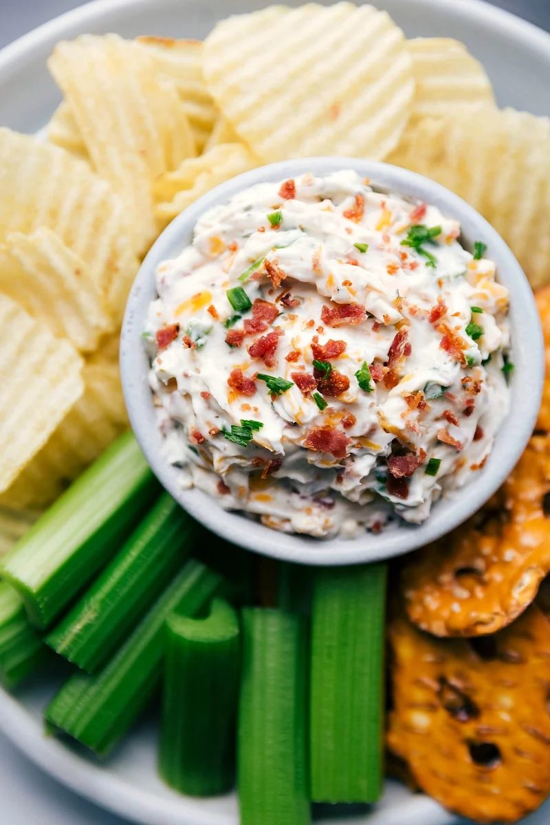 Loaded Baked Potato Dip for Supper