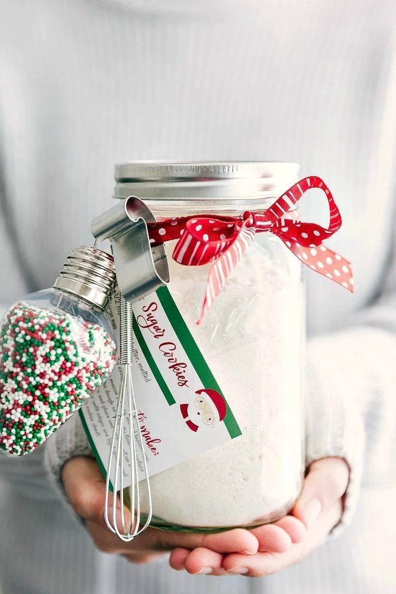 Mason Jar Sugar Cookies at Home