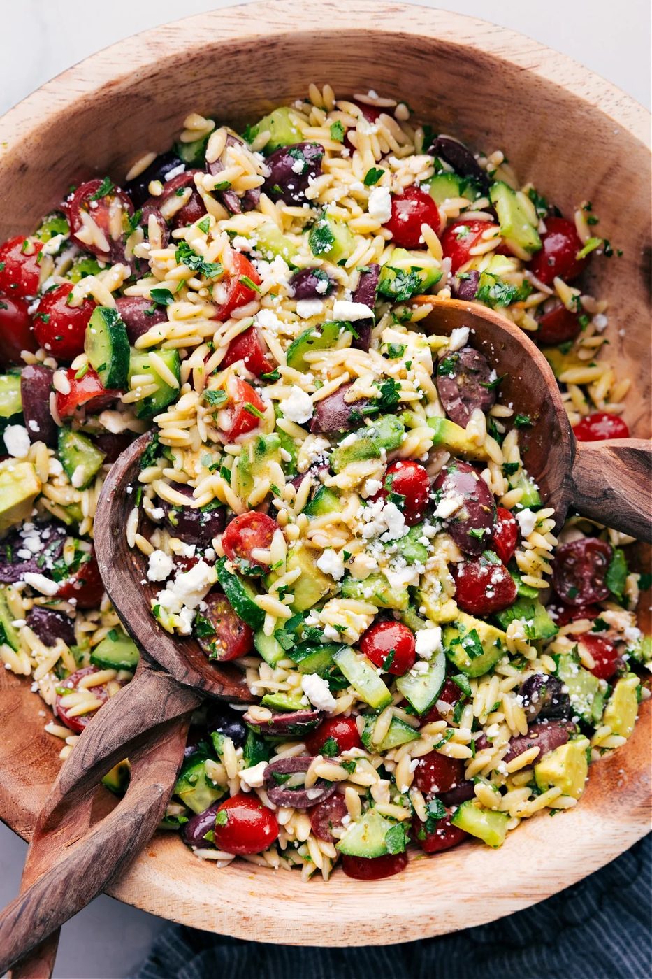 Mediterranean Orzo Salad at Home