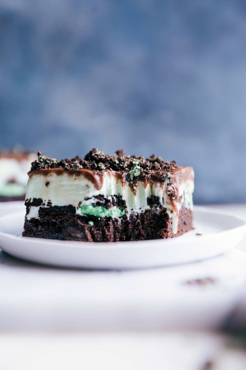 Mint Ice Cream Bars for Supper