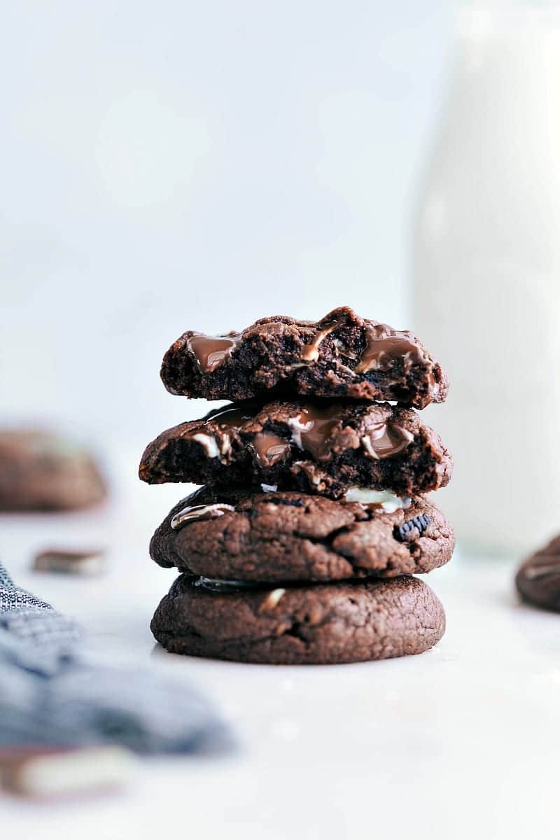 Chocolate Mint Cookies from the Pot