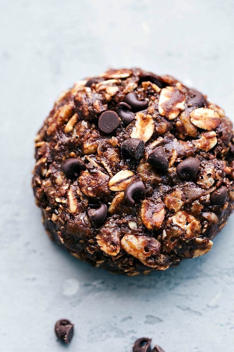 Chocolate Peanut Butter Breakfast Cookies for Supper
